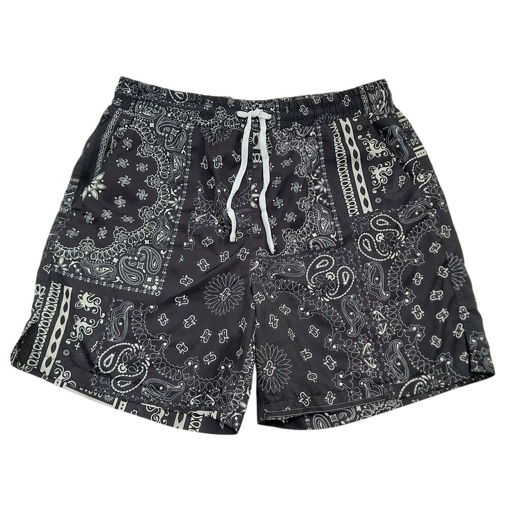 Maison Article Shorts Mens Medium Black Athletic Mesh Basketball Gym Streetwear